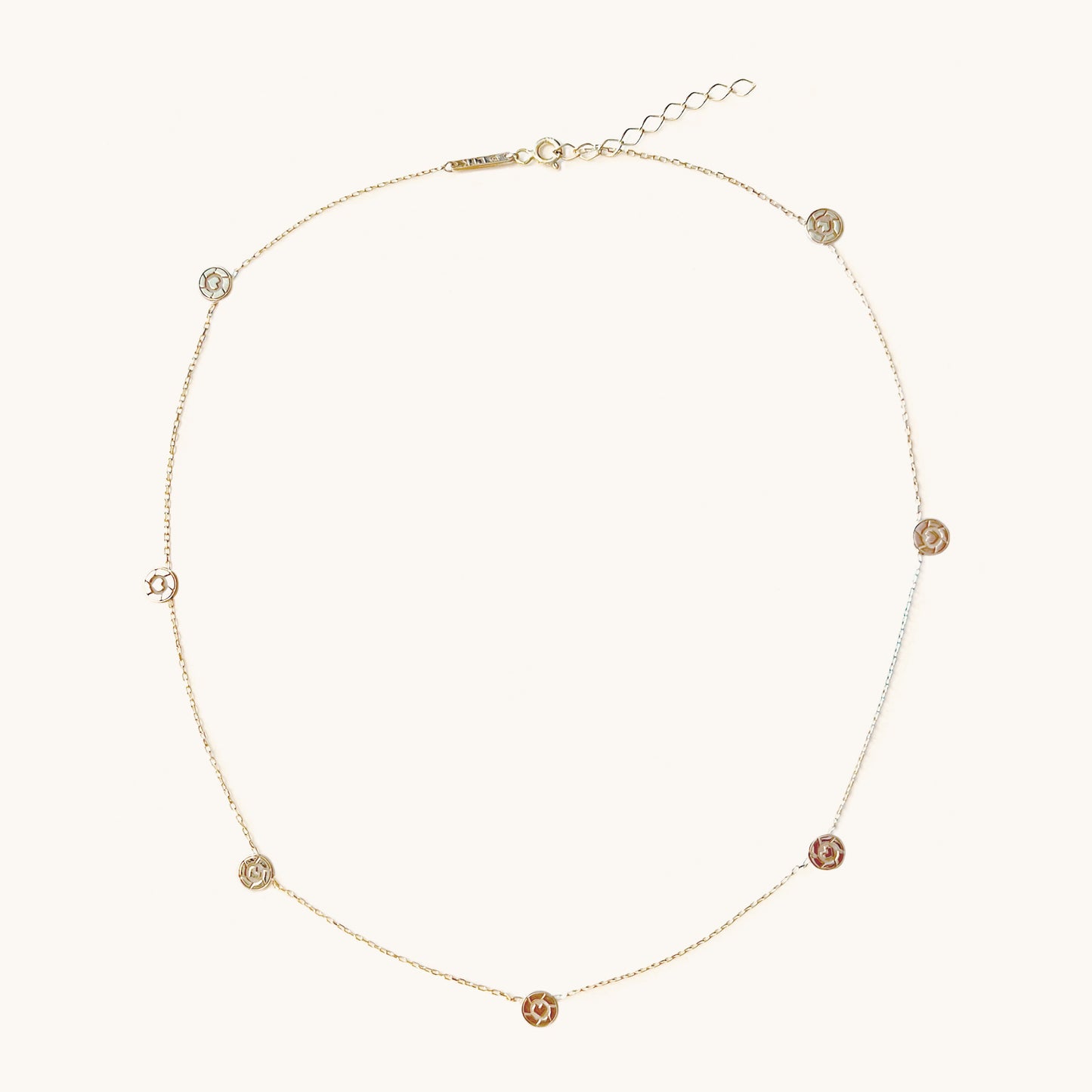 Logo Charm Necklace - Gold-Plated